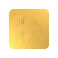 Hoofddouche Tres Exclusive | 42x42 cm | Vierkant | 24k Goud glans
