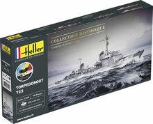 Heller 57011 STARTER KIT Torpedoboot T23 Bouwpakket Schaal 1:400