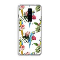 Kleurrijke papegaaien: OnePlus 8 Transparant Hoesje