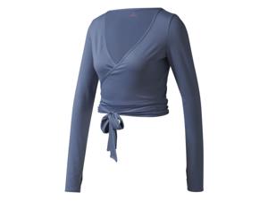 CRIVIT Dames sport wikkeltop (Blauw, M (40/42))