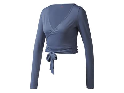 CRIVIT Dames sport wikkeltop (Blauw, M (40/42))