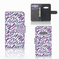 Samsung Galaxy Xcover 3 | Xcover 3 VE | Telefoon Hoesje | Feathers Color