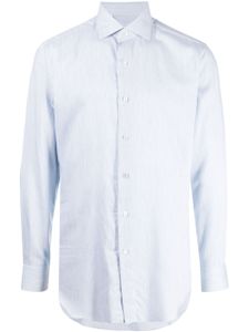 Brioni chemise à rayures - Bleu