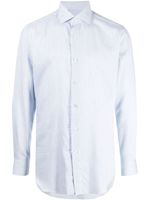 Brioni chemise à rayures - Bleu - thumbnail