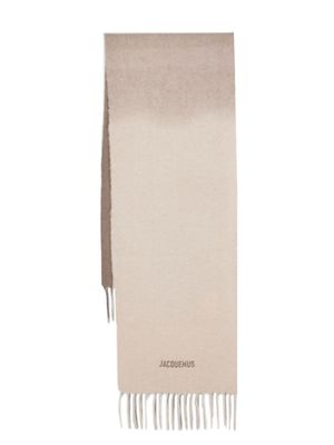 Jacquemus écharpe L'Écharpe Moisson à effet dégradé - Tons neutres