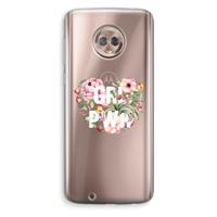 GRL PWR Flower: Motorola Moto G6 Transparant Hoesje - thumbnail