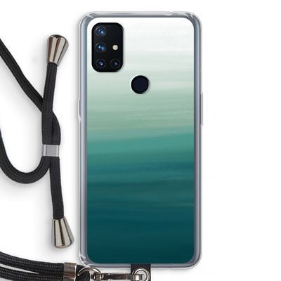 Ocean: OnePlus Nord N10 5G Transparant Hoesje met koord