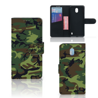 Nokia 1 Plus Telefoon Hoesje Army Dark