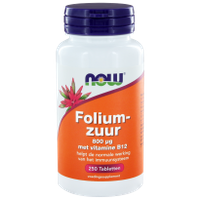 NOW Foliumzuur 800 ?g Tabletten