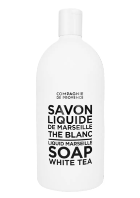 Compagnie de Provence Thé Blanc Savon Liquide de Marseille Gel 1000ml