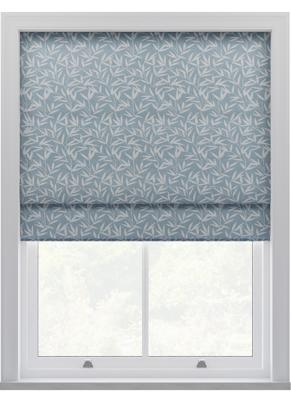 Laura Ashley - Vouwgordijn - Willow Leaf Chenille Pale Seaspray