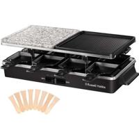 Russell Hobbs Raclette -apparaat - 26280-56 - 3 in 1 multifunctionele - 8 personen - 1400W - kooksteen - omkeerbare grill