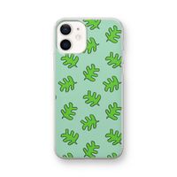 Groene blaadjes: iPhone 12 mini Transparant Hoesje