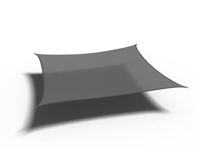 Platinum Schaduwdoek vierkant antraciet 500x500