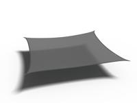 Platinum Schaduwdoek vierkant antraciet 500x500