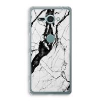 Witte marmer 2: Sony Xperia XZ2 Compact Transparant Hoesje