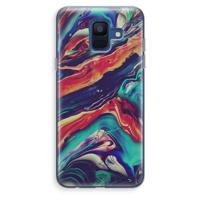 Chameleon Sun: Samsung Galaxy A6 (2018) Transparant Hoesje - thumbnail
