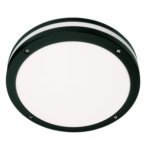 SG lighting LED 19W 4000K Discos 2000 zwart rond IK10 slagvast bewegingssensor 644823