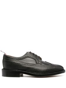 Thom Browne richelieus Longwing en cuir grainé - Noir