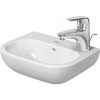 Duravit D Code fontein met kraangat links 36x27cm wit 07053600092