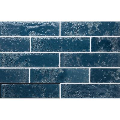 Wandtegel Stardos Pukka 6,4x26 cm Whale Blue Stardos