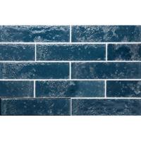 Wandtegel Stardos Pukka 6,4x26 cm Whale Blue Stardos