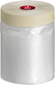 Kip 332 Masking-Tec Afdekfolie met Masking Tape - 550mm x 33m