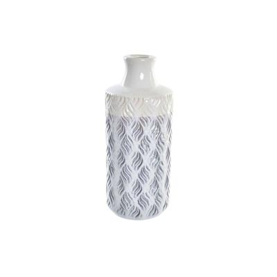 Vaas DKD Home Decor Blauw Tweekleurig Porselein Mediterrane 13 x 13 x 31 cm