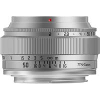 TTArtisan 50mm F2 EOS-M mount Silver OUTLET