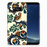 Siliconen Hoesje Samsung Galaxy S8 Barok Flower