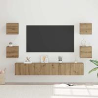 Tv-meubelset 7 pcs artisanaal eikenkleurig 60 x 30 x 30 cm