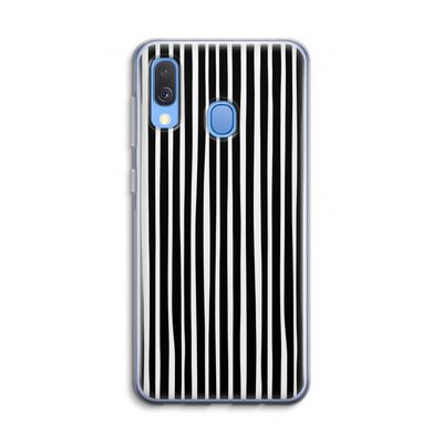 Stripes: Samsung Galaxy A40 Transparant Hoesje