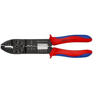 Knipex 97 32 240 97 32 240 Krimptang Geïsoleerde kabelschoenen, Geïsoleerde connectoren (male) 1.5 tot 6 mm²