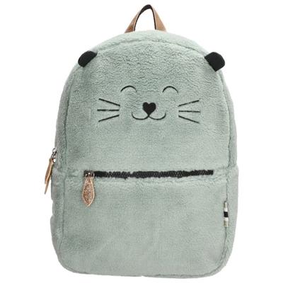 Zebra Trends - Rugzak Kids - Fluffy Teddy Mintgroen