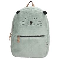 Zebra Trends - Rugzak Kids - Fluffy Teddy Mintgroen Zebra Trends - Rugzak Kids - Fluffy Teddy Mintgroen