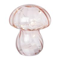 Tafellamp paddenstoel - roze - ø13x15 cm - thumbnail