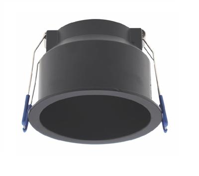 LED-inbouwspot Isola zwart GU10