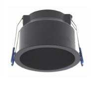 LED-inbouwspot Isola zwart GU10