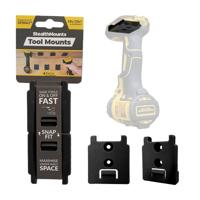 Stealthmounts Gereedschaphouders voor Festool 18v | Layflat | 4 stuks - TM-FT18-BLK-LF-4