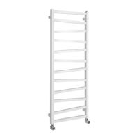 Designradiator Sapho Zig Recht 50x133.4 cm 490W Wit - thumbnail