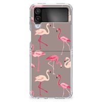 Samsung Galaxy Z Flip 4 TPU Hoesje Flamingo