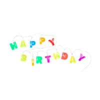 Kikkerland lichtslinger Happy Birthday led 10W 122 cm - thumbnail
