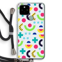 8-bit N°1: Pixel 5 Transparant Hoesje met koord