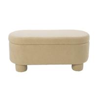Opbergbank teddy dodo - beige - 43x100x42 cm Opbergbank teddy dodo - beige - 43x100x42 cm