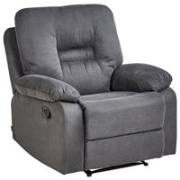 Beliani-BERGEN II -Fauteuil handmatig verstelbaar-Grijs-Polyester - thumbnail