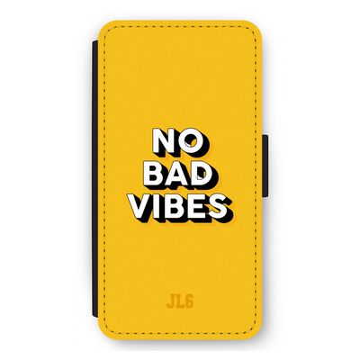 No Bad Vibes: iPhone 11 Pro Max Flip Hoesje