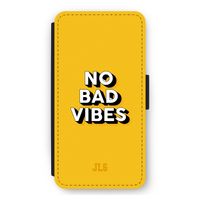 No Bad Vibes: iPhone 11 Pro Max Flip Hoesje