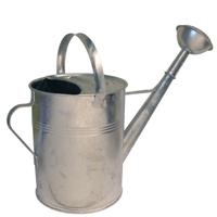 Gieter - zink - met broeskop - 9 liter - 56 x 24 x 41 cm