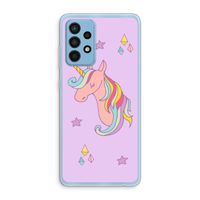 Roze eenhoorn: Samsung Galaxy A52 Transparant Hoesje