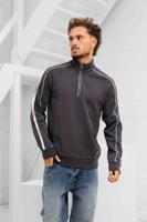 EA7 Emporio Armani 7M000971 Half Zip Sweater Heren Grijs - Maat S - Kleur: Grijs | Soccerfanshop
